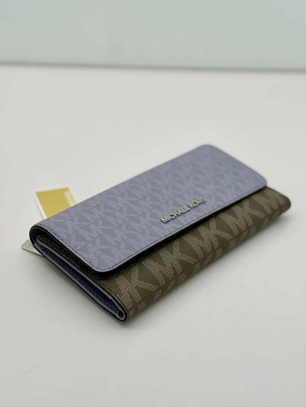 Michael Kors Jet Set Travel Trifold Wallet Lilac Multi
